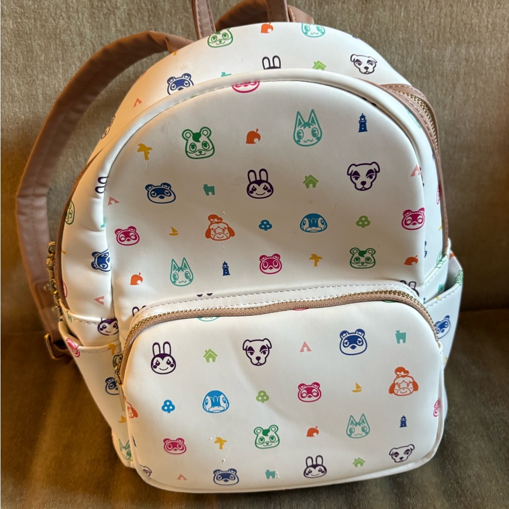 Nintendo Cream Multicolor Character Backpack